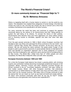 (The World\222s Financial Crisis!! Or more commonly known as