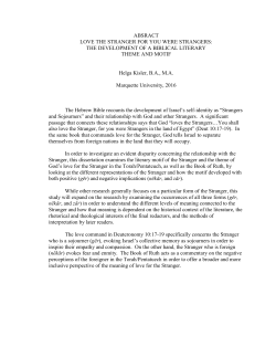 ABSRACT LOVE THE STRANGER FOR YOU WERE STRANGERS