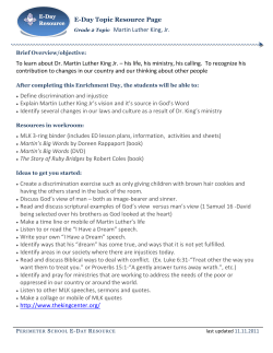 Martin Luther King, jr.