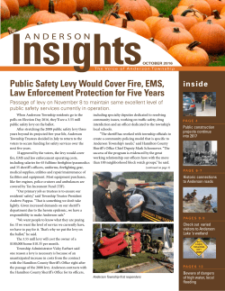 September 2016 - Anderson Township