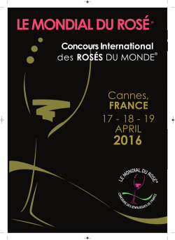 by clicking here - Le Mondial du Ros&eacute;