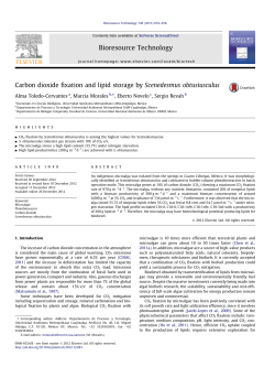 Carbon dioxide fixation and lipid storage by
