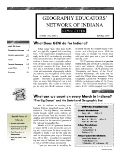 Spring 2009 - Indiana University&ndash;Purdue University Indianapolis