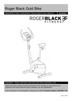 Roger Black Gold Bike