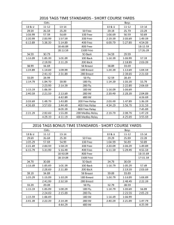 TAGS times - TeamUnify