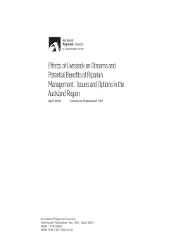 Effects of Livestock on Streams and Potential Benefits of Riparian