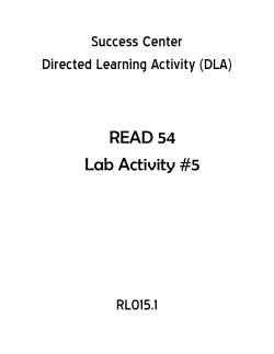 Read 54 Lab Activity 5