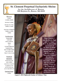 St. Clement Perpetual Eucharistic Shrine