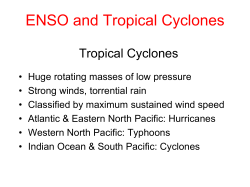 ENSO and Tropical Cyclones