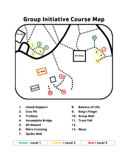 Group Initiative Course Map