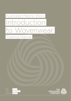Introduction to Wovenwear
