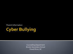 Cyber Bullying