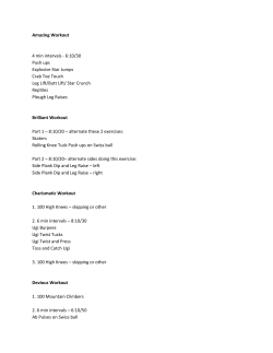 Amazing Workout 4 min intervals - 6:10/30 Push ups