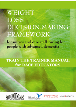 decision-making framework for the assessment and management of