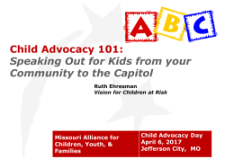 Child Advocacy 101 - Child Advocacy Day