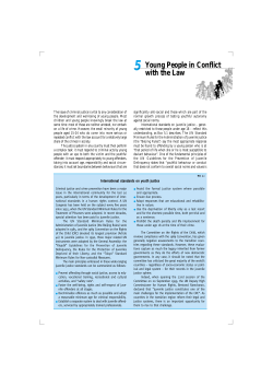 5 Young People in Conflict with the Law