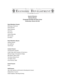 Minutes - Queen Anne`s County