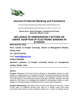 INFLUENCE OF DEMOGRAPHIC FACTORS ON USERS