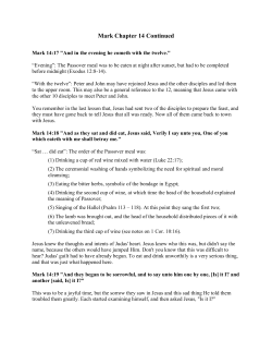 Mark Chapter 14 Continued