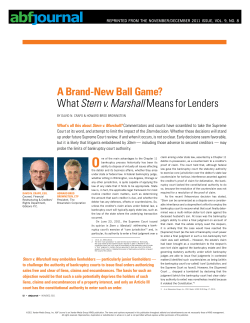 A Brand-new Ball game? - The Brownstein Corporation