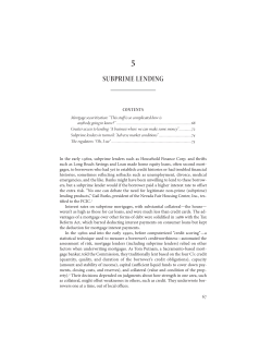 subprime lending - Financial Crisis Inquiry Commission