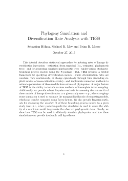 Bayesian Diversification Rate Analysis