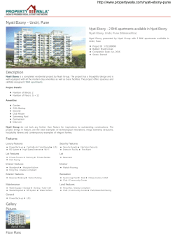 Nyati Ebony - Undri, Pune