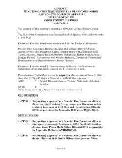 APPROVED MINUTES OF THE MEETING OF THE
