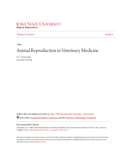 Animal Reproduction in Veterinary Medicine