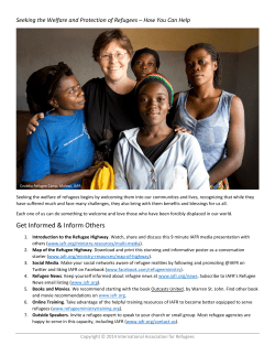 How You Can Help - Tucson Refugee Ministry