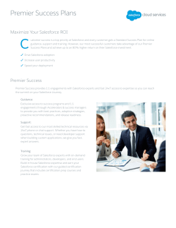 Premier Success Plans