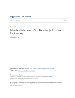 Friends of Mammoth - Pepperdine Digital Commons