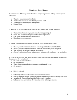 Gilded Age Test