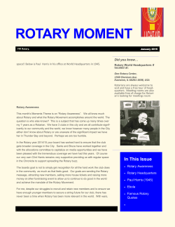 January 2015 - Fort William Rotary