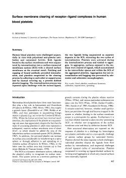 Surface membrane clearing of receptor