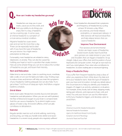 Headach e For Your - Kettering Health Network