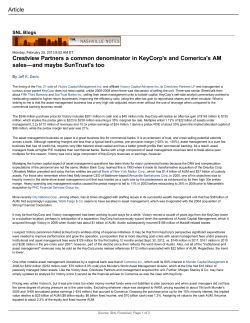 Crestview Partners a common denominator in