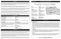 Puerto Limon Map - Royal Caribbean