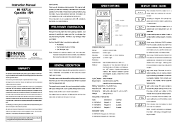 HI 93714 Cyanide ISM