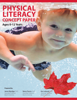Physical Literacy Concept Paper