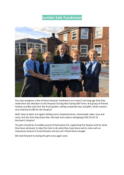 Jumble Sale Fundraiser