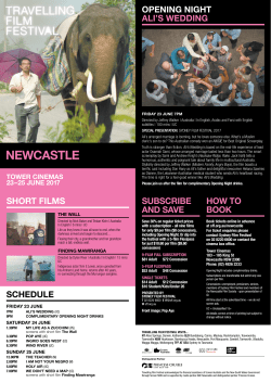 NEWCASTLE - Sydney Film Festival