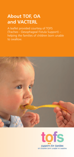 About TOF, OA and VACTERL