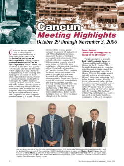 Cancun - The Electrochemical Society