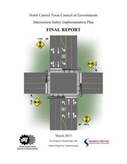Intersection Safety Implementation Plan