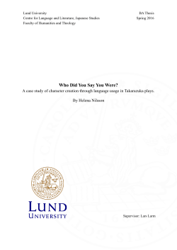 Open Access - Lund University Publications
