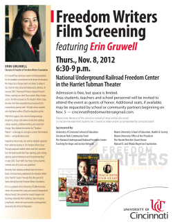 Freedom Writers Film Screening - UC CECH