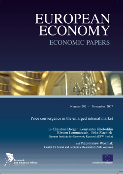 Price convergence in the enlarged internal market