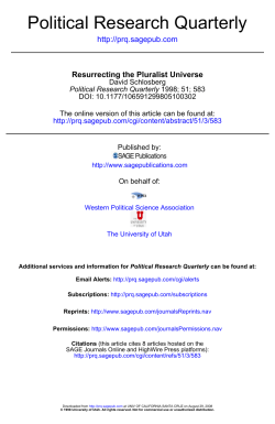 Political Research Quarterly