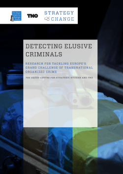 DETECTING ELUSIVE CRIMINALS